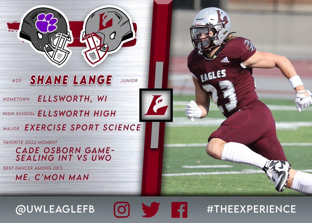 UWLEagleFB's tweet photo. Meet some of our DBs heading into next season!

#TheExperience #d3fb https://t.co/nZiyip1NsR