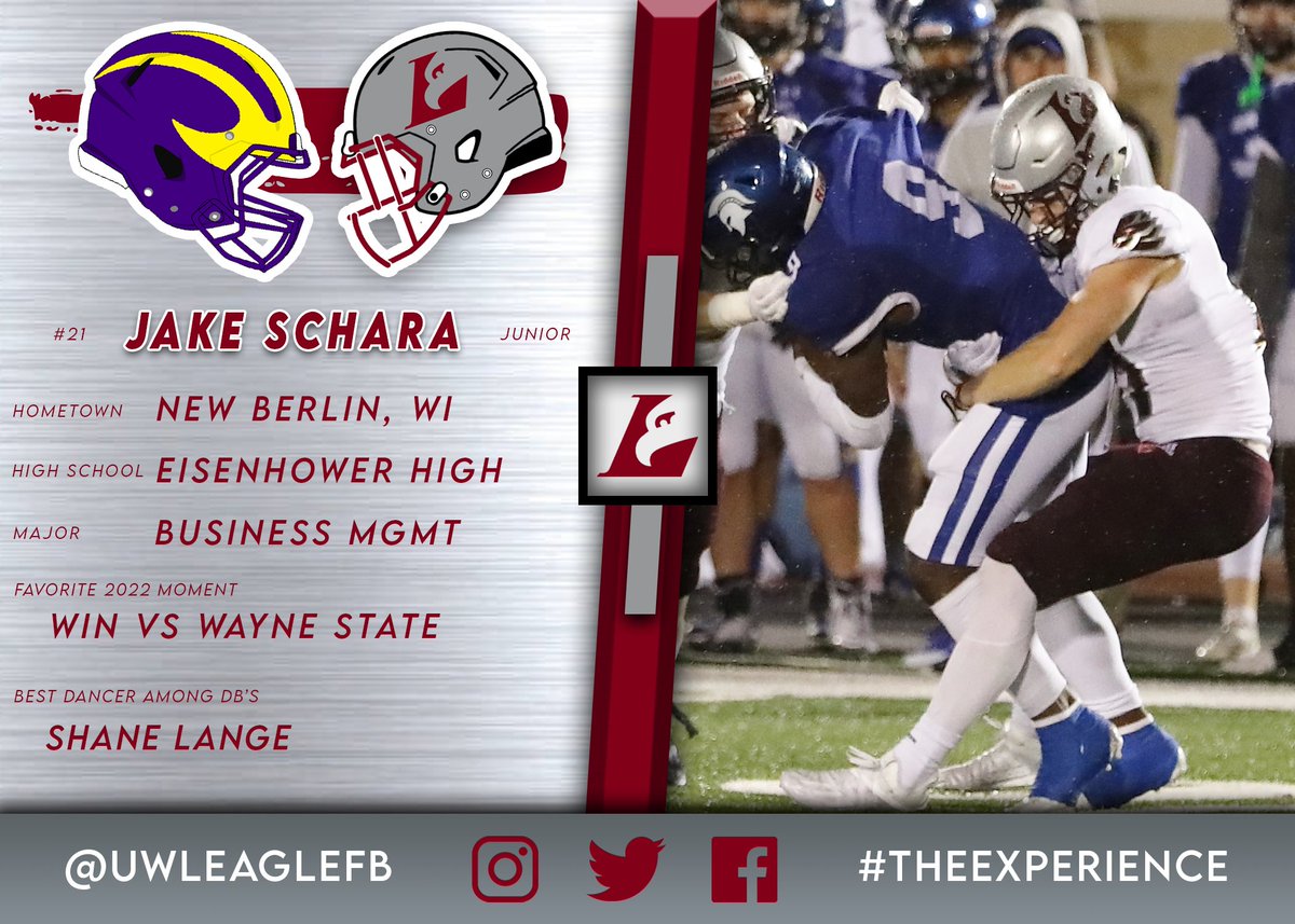 UWLEagleFB's tweet photo. Meet some of our DBs heading into next season!

#TheExperience #d3fb https://t.co/nZiyip1NsR
