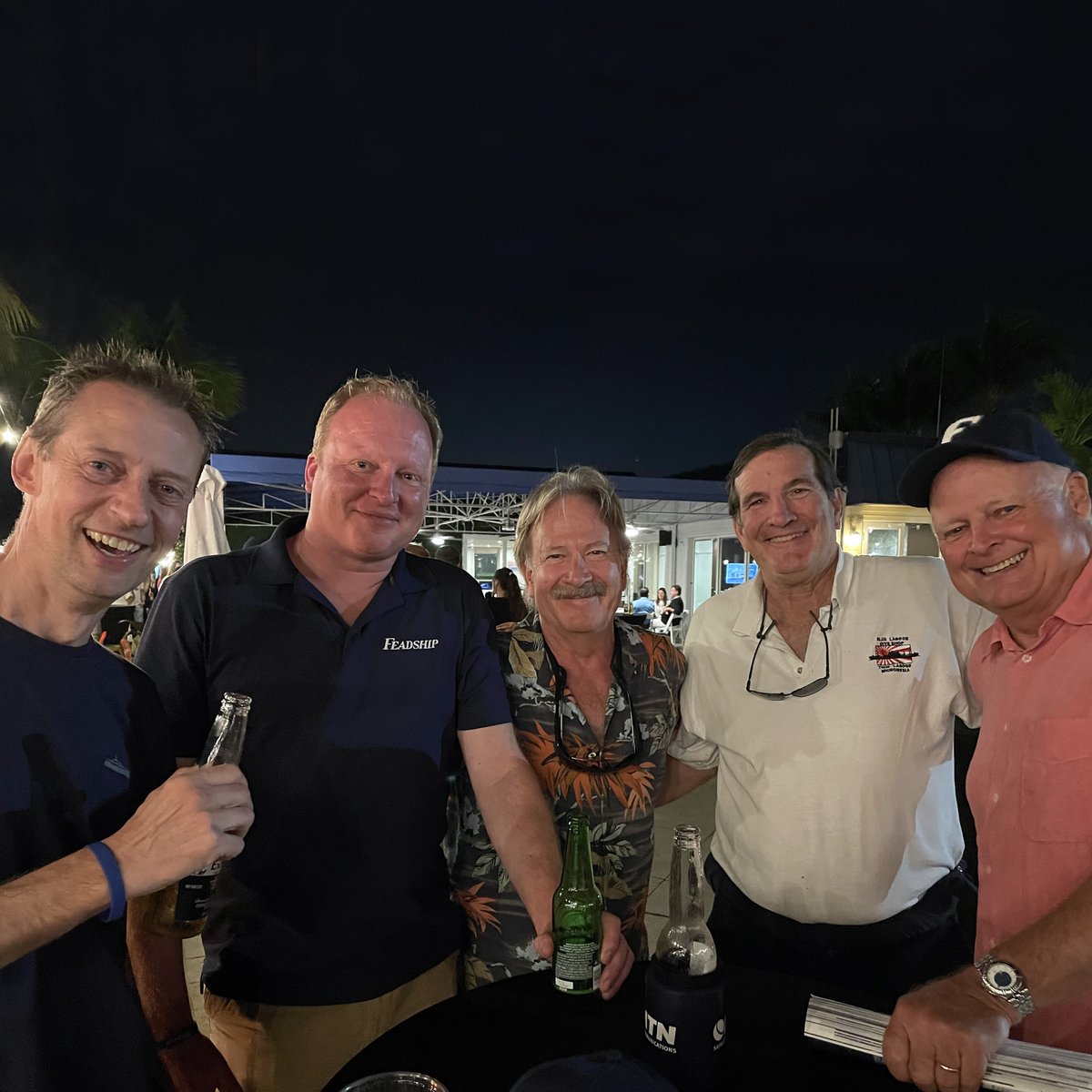 QMStabilizers's tweet image. A happy group - celebrating @Feadship crew members at #SafeHarborRybovich!

#quantummarinestabilizers #stabilizersolutions #ithastobequantum #zerospeed #feadship