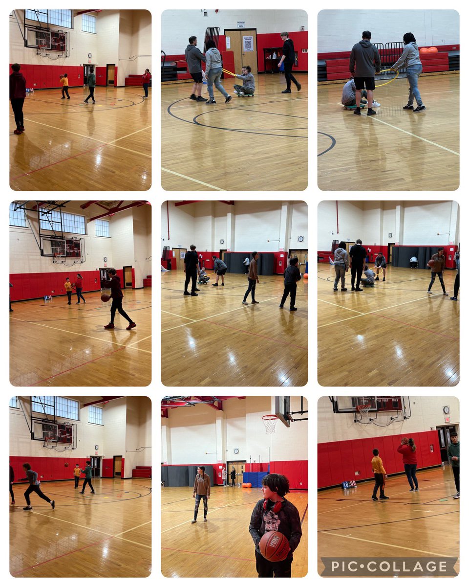 Students in Mrs. VanderPyl and Mrs. Mitchell’s classes joined Mrs. Cobb’s students during gym 🏀 #barnegatinspires #onebarnegat