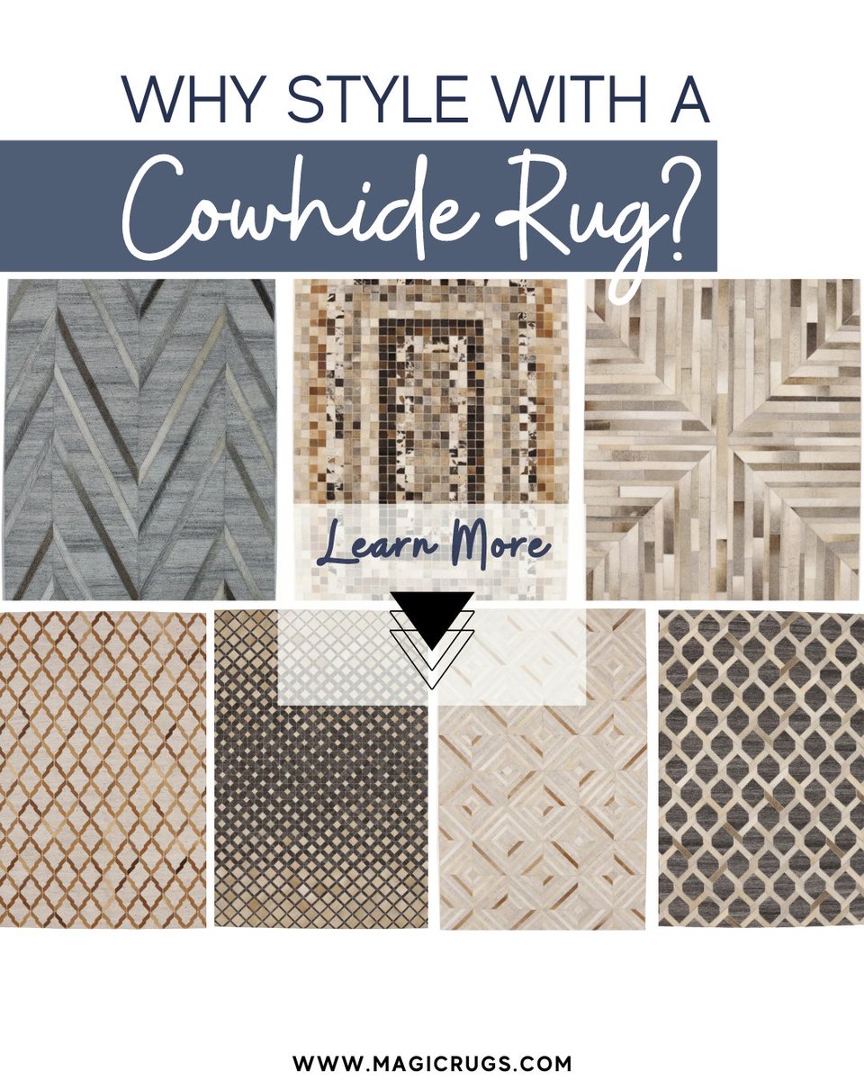 Before you go and pick a cowhide rug for your home, there are a few things you should know about them...
Read more here:

#leatherrugs #geometricrugs #livingroomdecor #homedecortips #bedroomugs #outdoorrugs #kidroomrugs