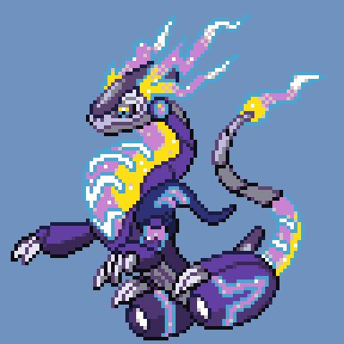 Pixilart - Miraidon shiny pixel by GatocreaPoke588