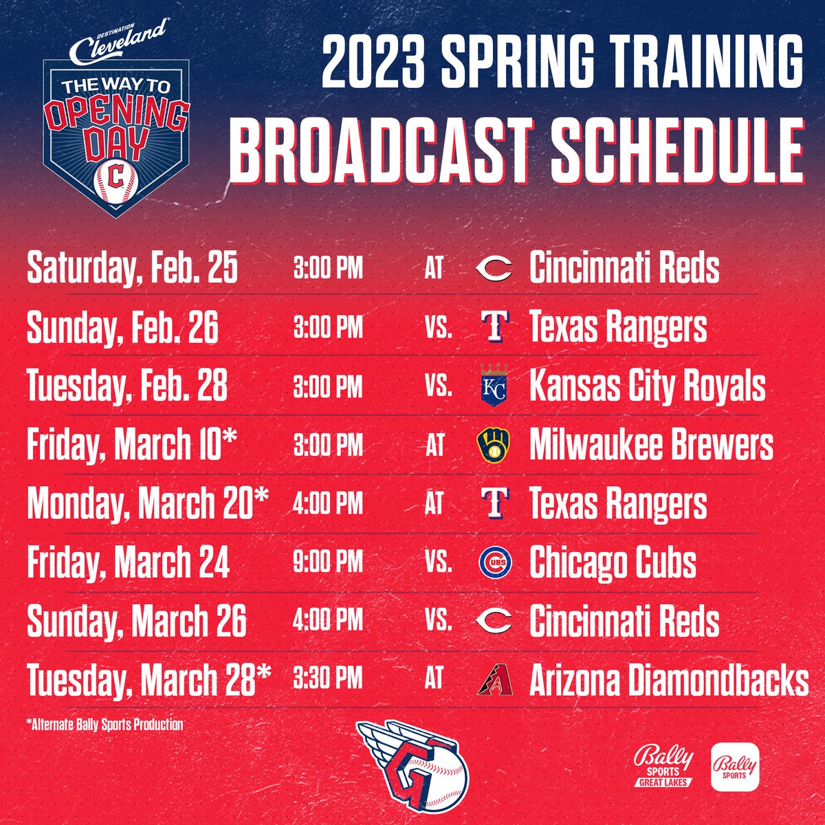 FanDuelSN_CLE's tweet photo. Spring Training baseball starts this week! ⚾

#WayToOpeningDay | @TheCLE https://t.co/fmPZ0d9hXG