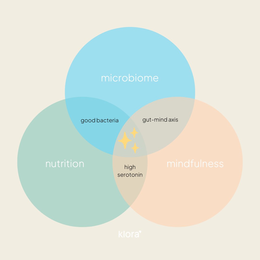 getklora's tweet image. Always check in on your gut-mind axis these days!! 

Research has shown that gut supplements containing prebiotics can improve the microbiome and benefit the brain, reducing stress, anxiety, and depression symptoms. ⁠

When everything is in sync, your body will shine✨ #getklora