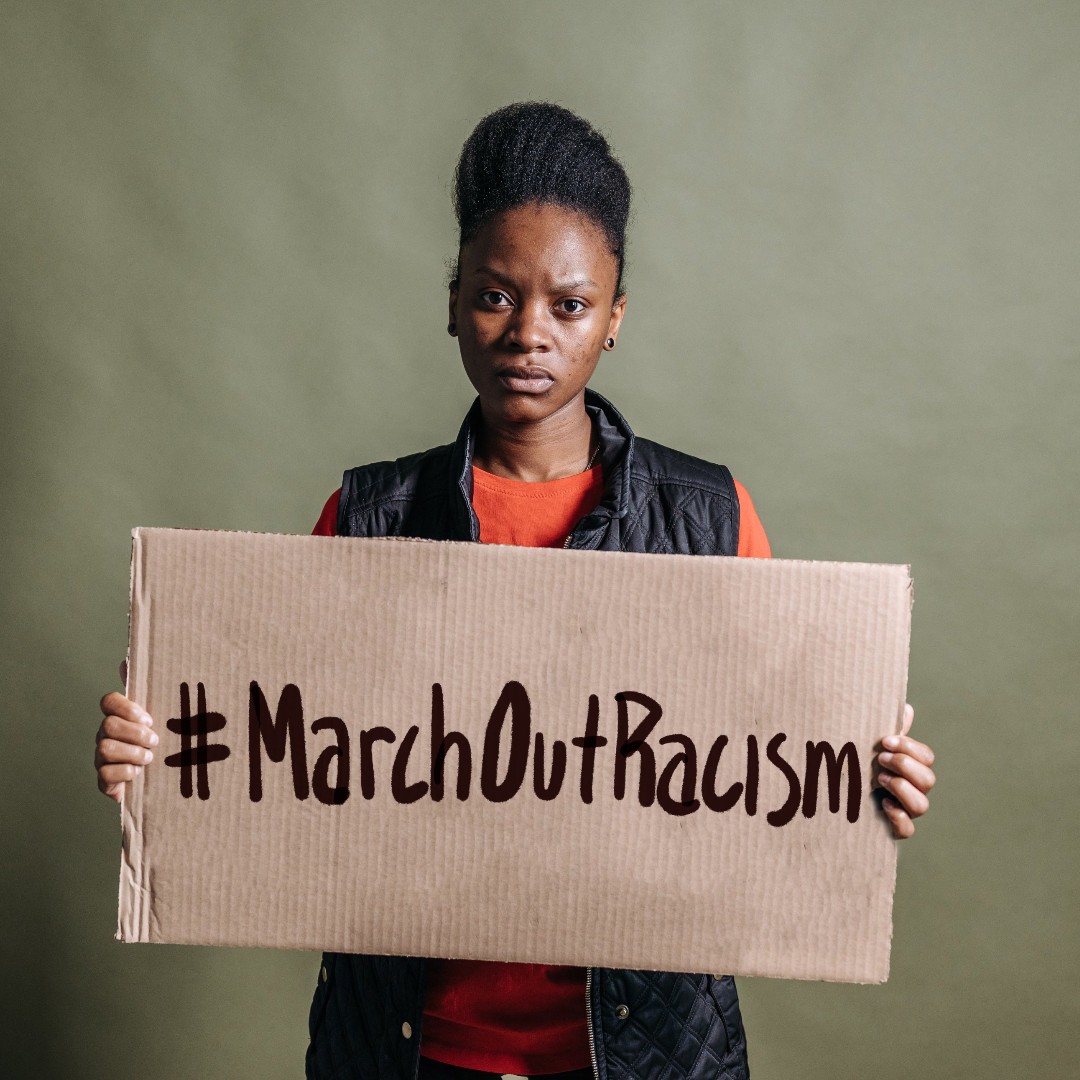 MC_o_S's tweet image. One month from today, March 21st, marks the International Day for the Elimination of Racial Discrimination.✋🏿✋🏾✋🏽✋🏼✋🏻

What do you have planned to bring awareness to the Elimination of Racial Discrimination? Comment below! 

#RecognizeItRejectIt #MarchOutRacism #SpotItStopIt