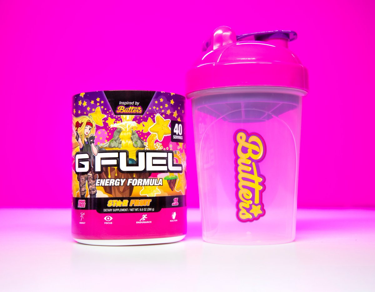 GFuelEnergy's tweet photo. 💕 𝗟𝗜𝗞𝗘 + 𝗥𝗧 to win a POSITIVELY MAGNIFICENT @NoisyButters x #GFUEL "STAR FRUIT" COLLECTOR'S BOX!!!

🌟 Picking 2 winners tomorrow to bc we just RESTOCKED our STAR FRUIT COLLECTION!

🛍️ 𝗚𝗘𝗧 𝗬𝗢𝗨𝗥𝗦: https://t.co/Gfz5JwWiDX https://t.co/2Byfa21AFn