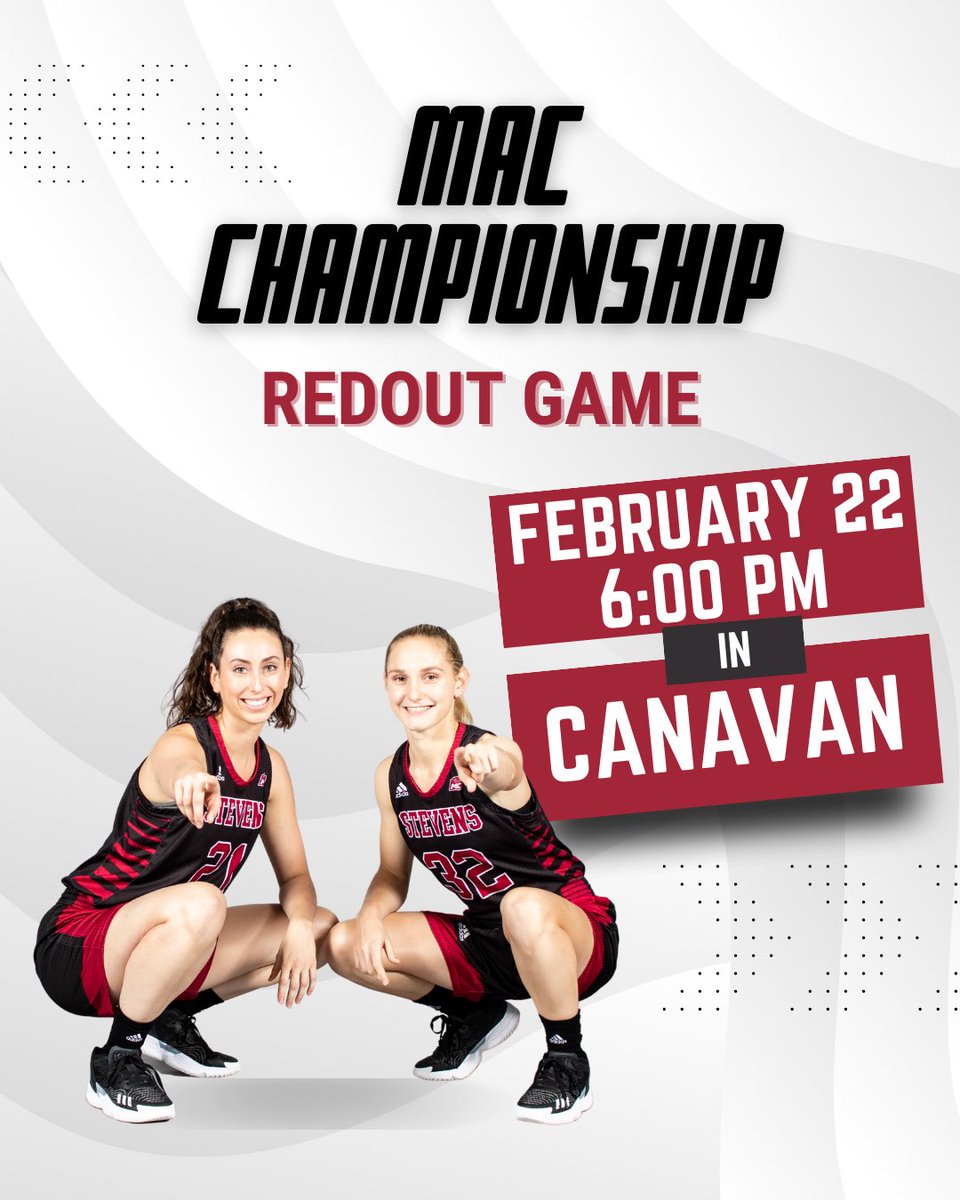 StevensWBBALL's tweet photo. Wear your RED and come support your SWBB Ducks as we compete in the semi-final game tomorrow @ 6pm! https://t.co/nZIiyluNJq