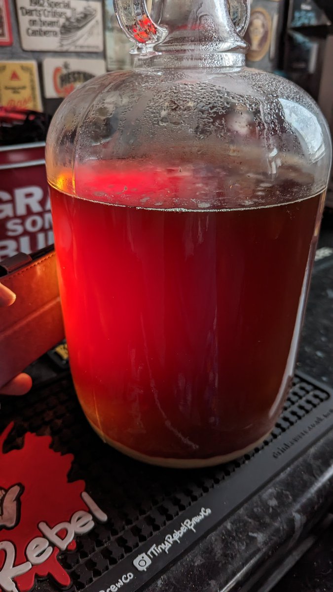 Death Rides a Red Rocket looking pretty red!
#beer #homebrew