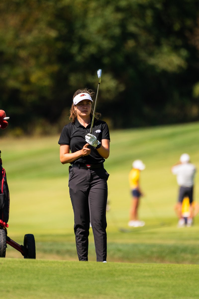 Great start for Gio in the first 8 holes

She is -1 today 💃