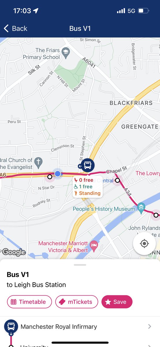 RasmussenCallum's tweet photo. @FirstManchester this bus at this time driving straight past with a full downstairs of standing place available. Investigate the driver!!! 😡 https://t.co/DuSmS3xJJA