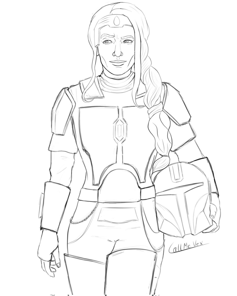 Since Mando s3 is a few days away, here's a Mand'alor Satine WIP🥰

#duchessofmandalore #satinekryze #TheMandalorian #Mandalore #StarWars #duchesssatine