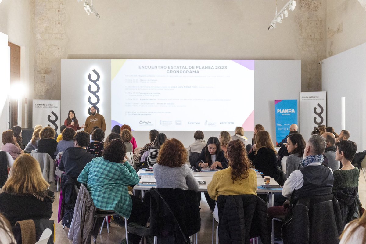 pinvisibles's tweet image. #PLANEA Así hemos vivido el 3º Encuentro Estatal de la @redplanea en el @centredelcarme

En este encuentro hemos participado junto a 60 docentes y agentes culturales y educativos de Andalucía, Comunidad de Madrid, La Rioja y la Comunitat Valenciana de PLANEA.

📷 Juan Peiró.