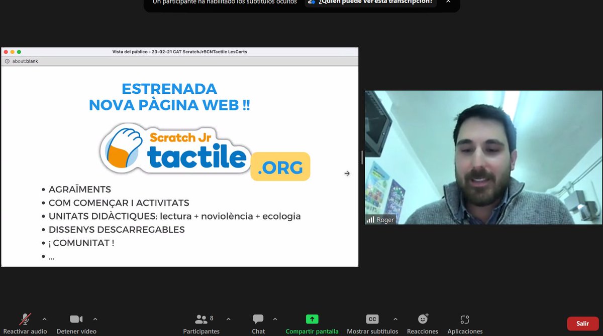 se_lescorts's tweet image. 🐈Aquesta tarda presentació del Scratch Jr Tactile. Un recurs per aprendre #programació per a tothom! Gràcies @RogerOlivella i @ScratchJTactile per mostrar-ho!
#programacioinclusiva #equitatdigital #roboticaeducativa #roboticadesendollada #pensamentcomputacional #aflc