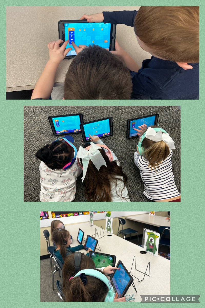 HowellTwpAdelph's tweet photo. Kdg coding with Tynker Jr.'s Ocean Odyssey! #HTPSLearnerSuccess #Coding #TynkerJr https://t.co/ljEtE1Tl62