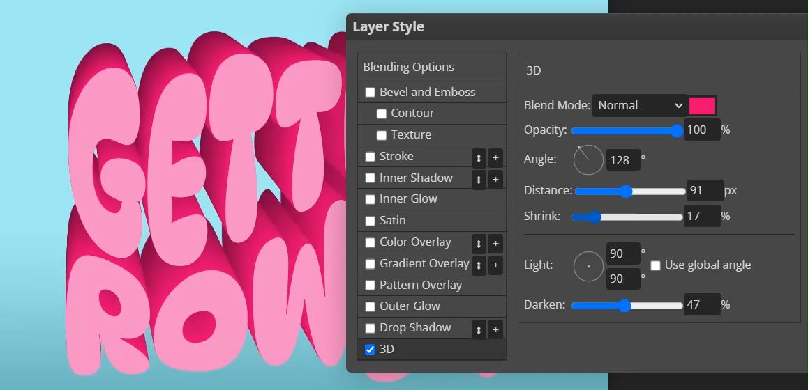 photopeacom's tweet photo. We have added a new experimental layer style: "3D"! It lets you create 3D effects quickly and easily :) https://t.co/tlta0jcw5E