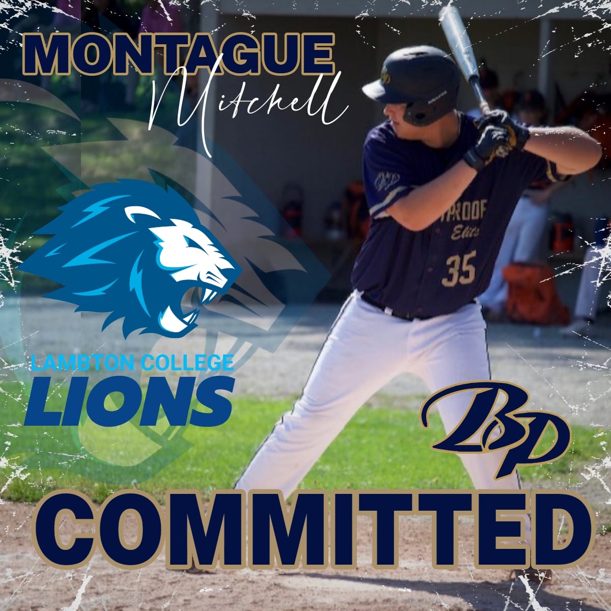 🚨COLLEGE COMMIT🚨

We are excited to announce that our very own 2023 grad Mitchell Montague has committed to Lambton College. Mitchell will look to start at 1B & hit in the middle of the lineup for coach Bezaire & the Lions.
@LambtonLions
@AlBezaireLC
Congratulations, Mitchell!