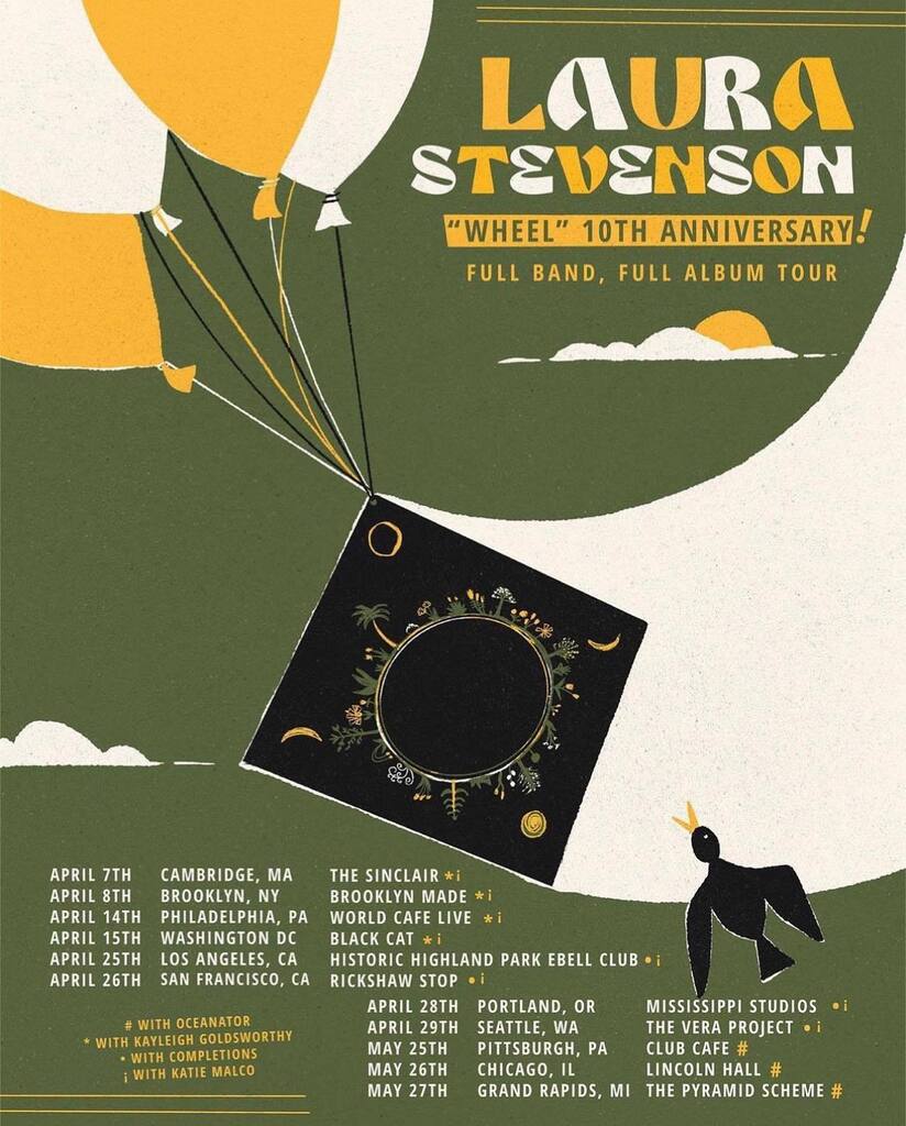 Repost from @katieannemalco
•
Dear The USA 🇺🇸 I simply cannot keep away. I’m back in April supporting the one and only @laurastevenson on all her April Wheel Anniversary dates. To say I’m excited to see her, both as a human and a performing artist, i… instagr.am/p/Co7kdAjLnMo/