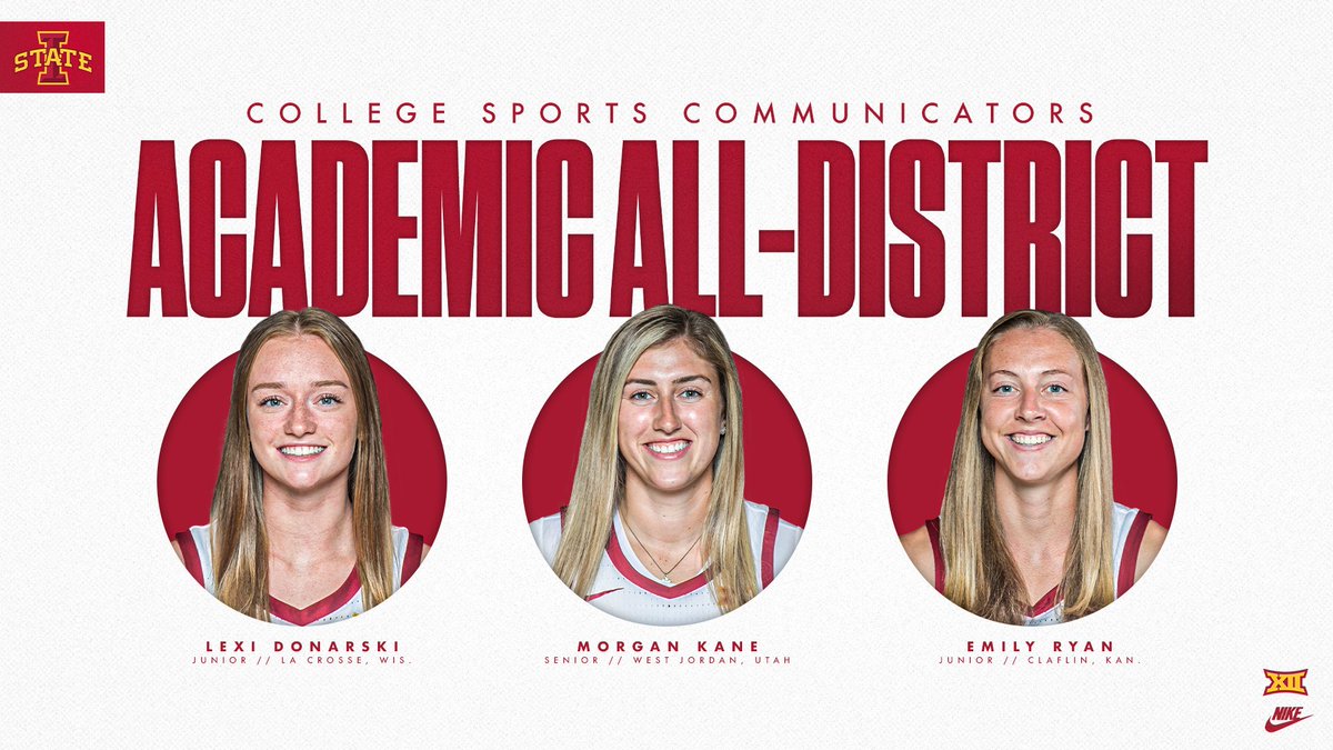 Congrats to our three CSC Academic All-District honorees! 📰 | bit.ly/3lKhjbR 🌪🏀🌪