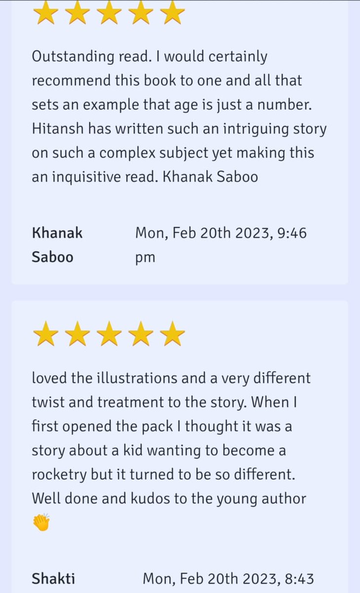 Hitansh05047022's tweet photo. Thank you for the love, support and encouragement
https://t.co/2gZyejxNGj
#Review #reviews #bribooks #routetoheaven #books #newbook #bookreviews #BookReview #Competition https://t.co/o8rYBj7U7H