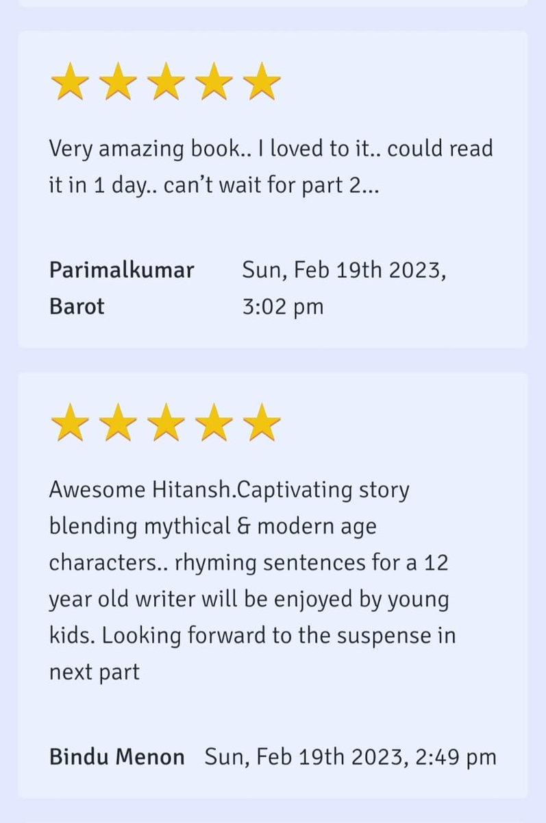 Hitansh05047022's tweet photo. Thank you for the love, support and encouragement
https://t.co/2gZyejxNGj
#Review #reviews #bribooks #routetoheaven #books #newbook #bookreviews #BookReview #Competition https://t.co/o8rYBj7U7H