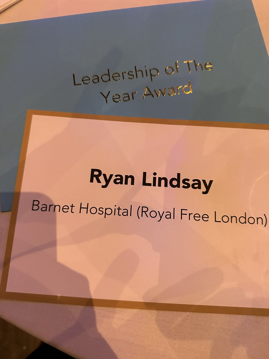 Massive congrats to Ryan Lindsay <a href="/RoyalFreeNHS/">Royal Free London</a> for his incredible work and dedication to portering services who won the Leadership of the Year Award at todays #MyPorteringAwards