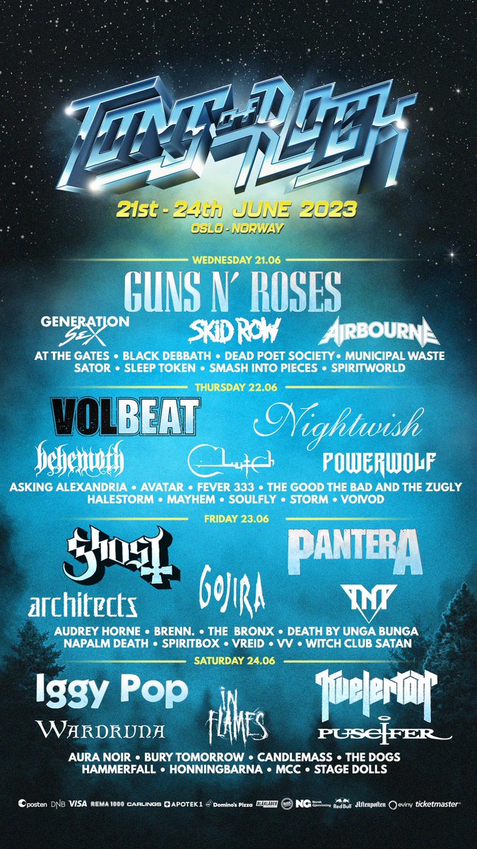 see u in a few months for the first time ever norway @tonsofrock