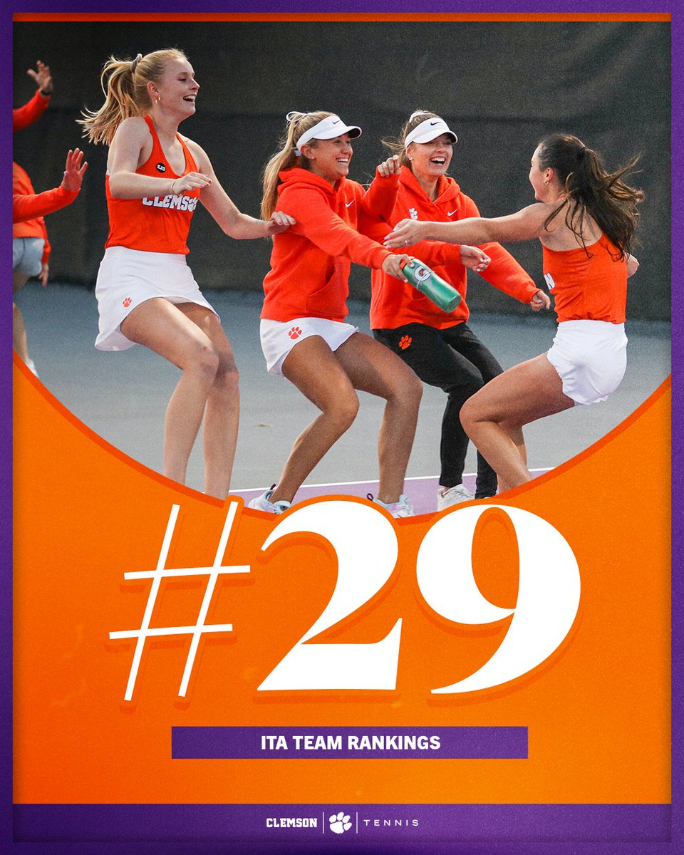 'Bout time 😏

FULL STORY: clemsontigers.com/tigers-ranked-…