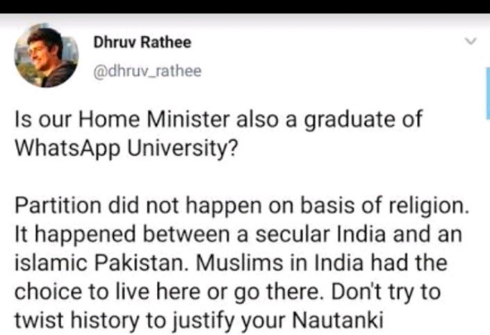BattaKashmiri's tweet photo. Partition did not happen on basis of Religion.

Imagine the Lunacy of 'Liberals'. https://t.co/J47Rs1kVrx