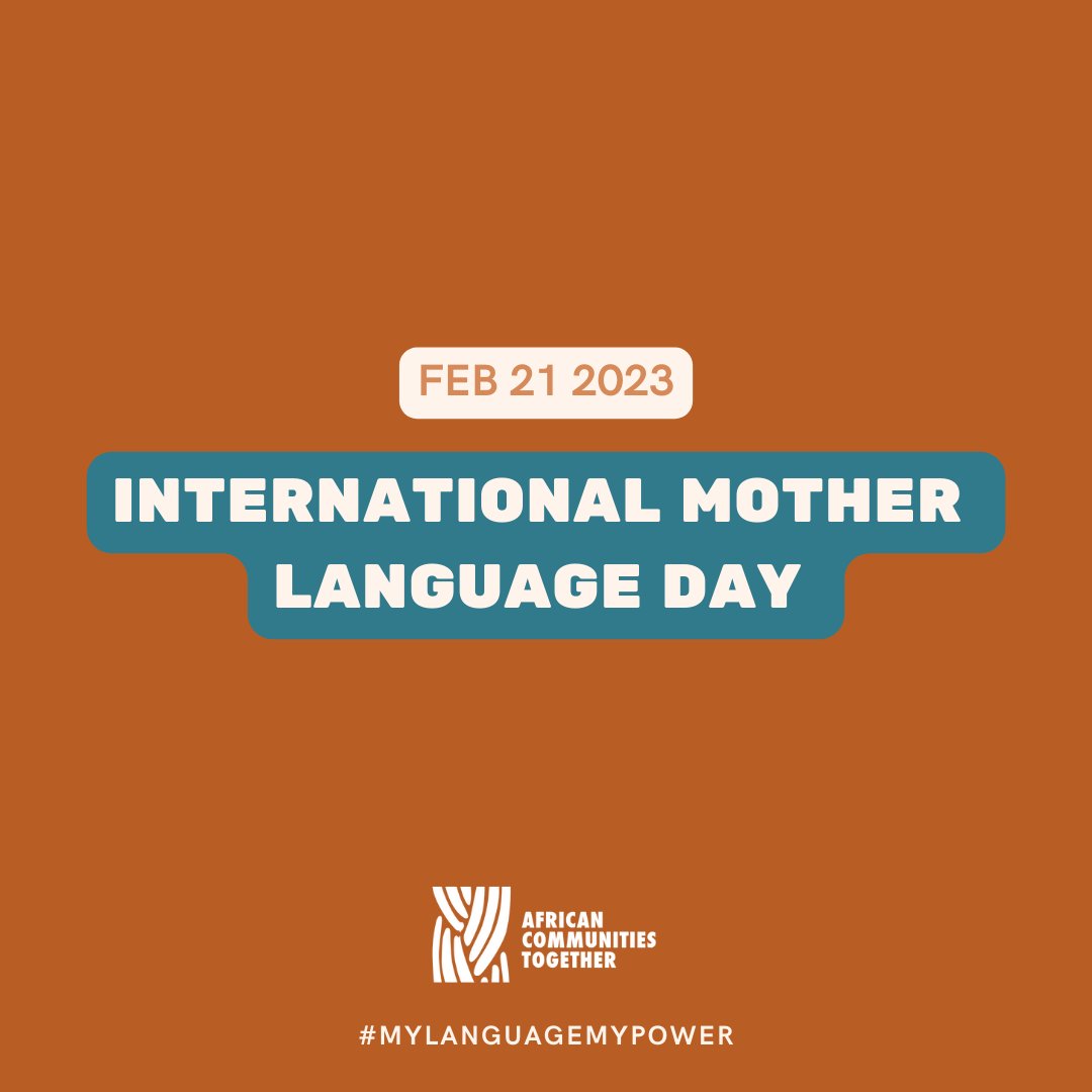 Language is power.
Language is culture.
Language is history.
Language is belonging.
Language is access.

Happy #MotherLanguageDay!