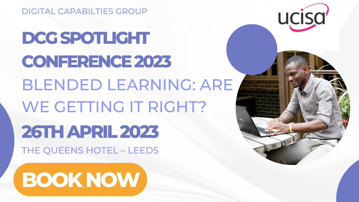 Programme for <a href="/UCISA/">UCISA</a> Spotlight23 is live! Available via ucisa.ac.uk/Events/2023/Ap… – visit for more information and to book your place. Can't wait to see you there #DCGspotlight23 <a href="/ucisaWiT/">UCISA Women in Tech</a> <a href="/UCISA_PCMG/">UCISA-PCMG</a> @UCISA_SSG <a href="/ucisaig/">UCISA IG</a> <a href="/UCISA_CISG/">UCISA CISG</a>