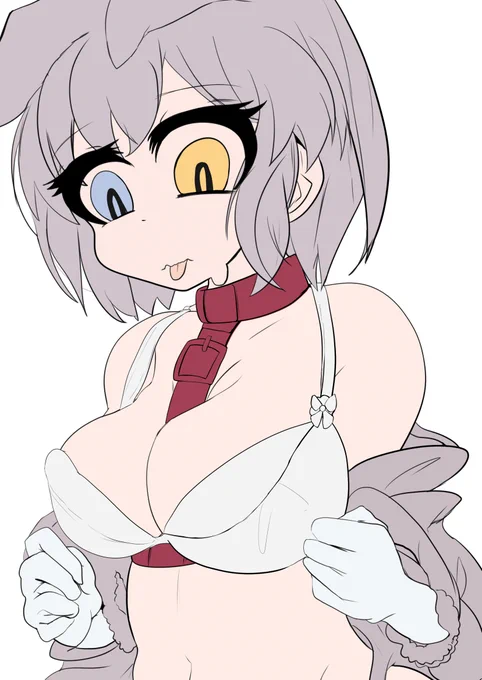 脱ぎ脱ぎするの楽しいねイエイヌちゃん 