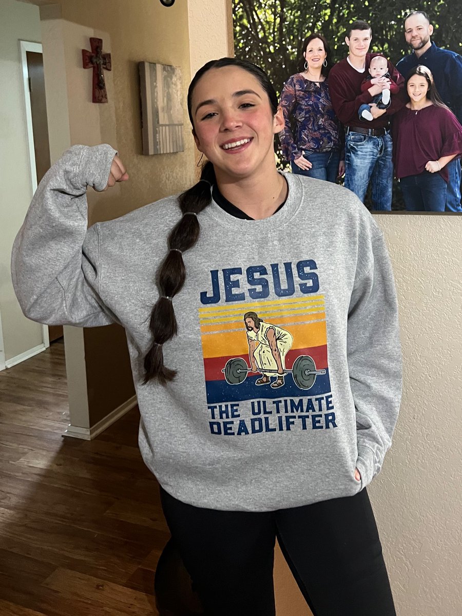 GabbyGomez06's tweet photo. I qualified for Powerlifting Regionals!! Be certain, I work hard to give Him all the glory. Isaiah 60:1
Everyday 📚
Thurs/Fri 🥎 @Lorena_Softball
Sat 🏋️♂️ @LorenaPowerlif1 —> ✝️#DiscipleNow
Sunday ⛪️ @xroadsonline
@BuzzCentex @CoachBerry33 @BUMoore @mkmojica https://t.co/w15PibzNUl