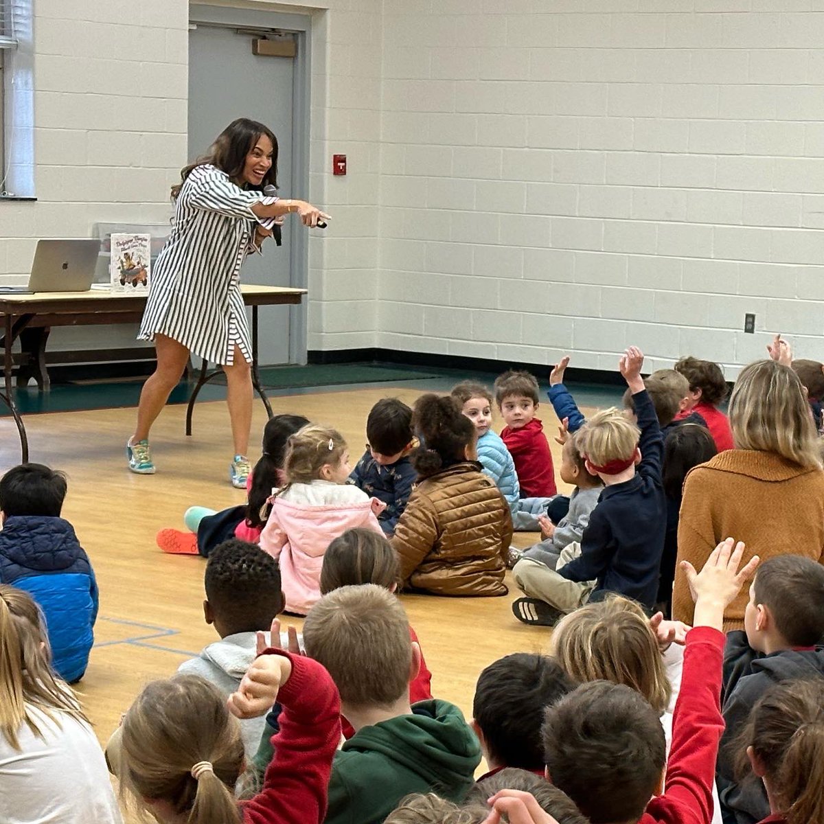 SSSASsaints's tweet photo. Our Lower School welcomed author @brittanymazique who shared her Mardi Gras book, “Delphine Denise and the Mardi Gras Prize” today with Early Saints (age 3) through first-grade readers! What a great way to celebrate Fat Tuesday! #SSSASLibrary #SaintsRead #SaintsConnected https://t.co/NcNSZVMqd1