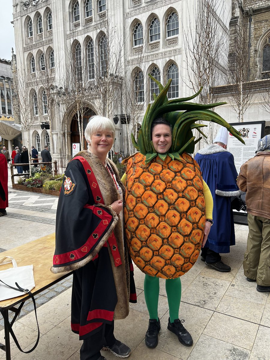 Playing Card Makers (@wcmpc) on Twitter photo The Master Playing Card Maker and her fruity friend at the Pancake race today <a href="/FruitLivery/">Fruiterers Livery</a> #shouldhavebeenalemon The Master Playing Card Maker and her fruity friend at the Pancake race today <a href="/FruitLivery/">Fruiterers Livery</a> #shouldhavebeenalemon