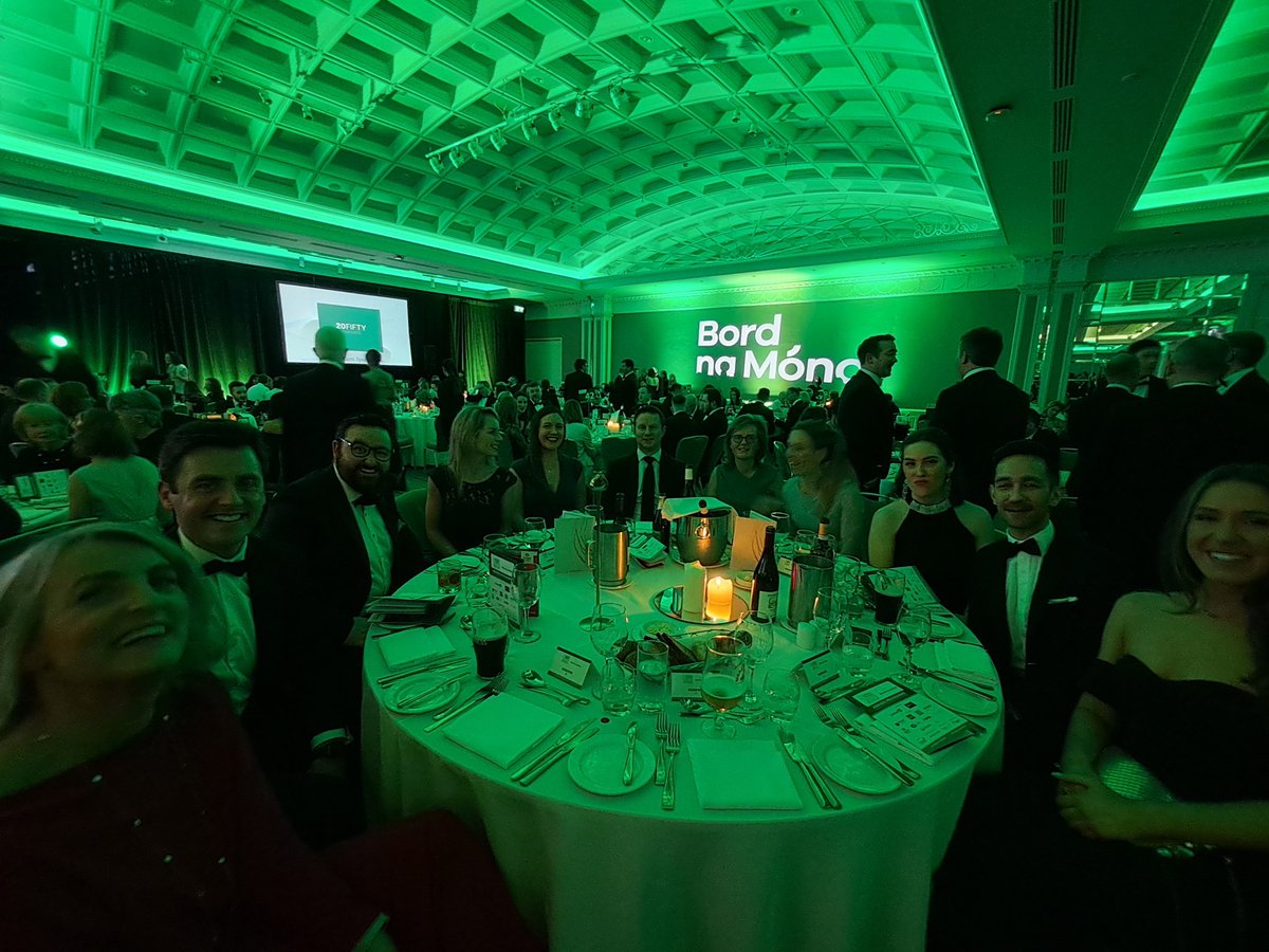 MariacBarry's tweet photo. Team @EY_Ireland at the @BordnaMona #Greenawards23 tonight https://t.co/PEdZsmFKGI
