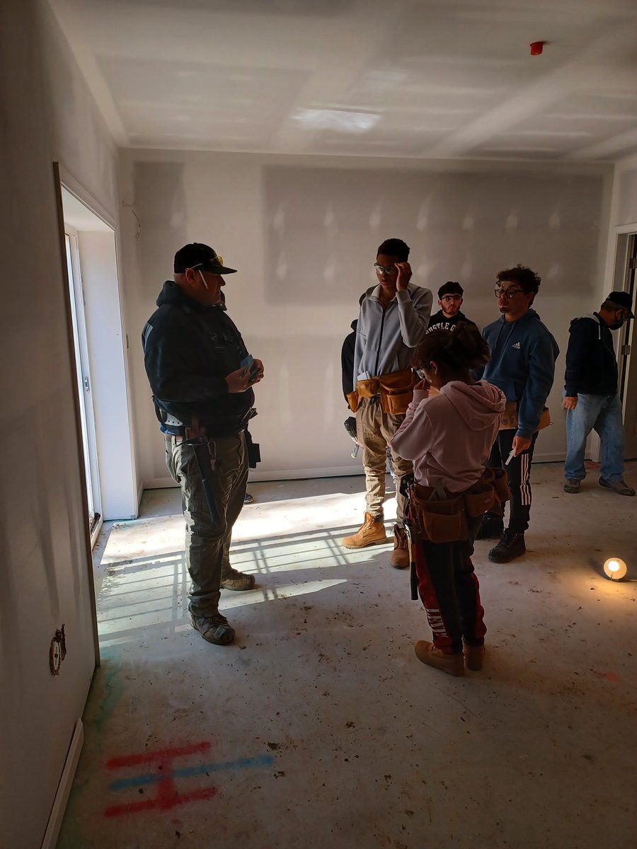 PGC_BOE's tweet photo. Board Chair Judy Mickens-Murray had the awesome opportunity to get a sneak peak of the CTE Student Built House #PGCPSproud #CTE https://t.co/Mapwmce2E4