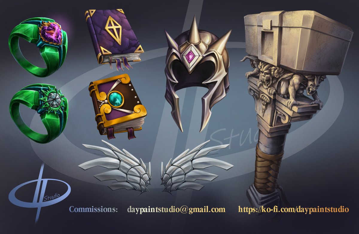 DayPaintStudio1's tweet photo. Few samples of my items. 
My portfolio: https://t.co/9ECIv2HiDY
#indiegames #gameitems #commissionsopen https://t.co/DOUJCBCxY5