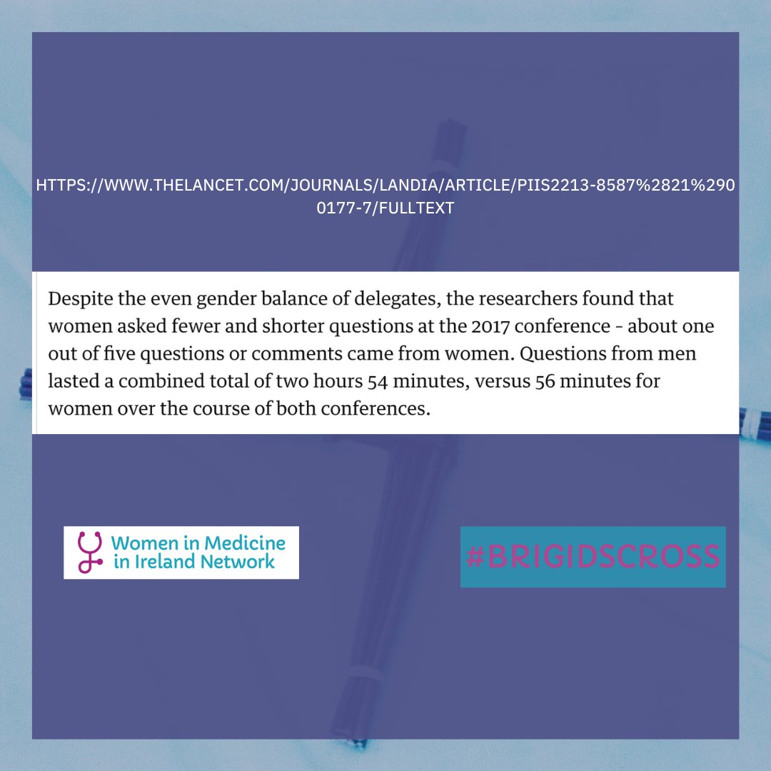 WomenMedIreland's tweet photo. Day 21: #BrigidsCross because participation at conferences is not equal between genders, for multiple reasons.
https://t.co/Ua8PxZHCgG https://t.co/CgQA6k258H