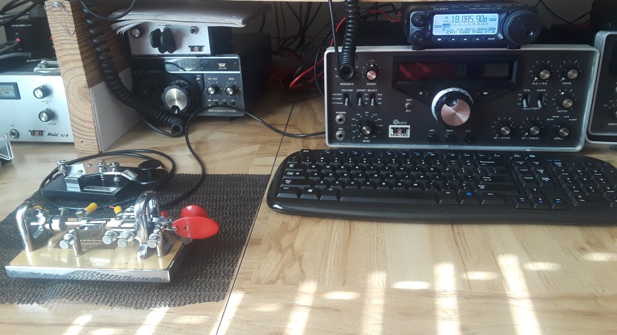 N4JAW's tweet photo. Thanks Bill @POTAActivator for activating #pota #parksontheair K-1893 Lake Louisa State Park (FL). Need all the #cw #morsecode practice I can muster using my #vibroplexbug #amateurradio #hamradio https://t.co/GTHuaUXbLu