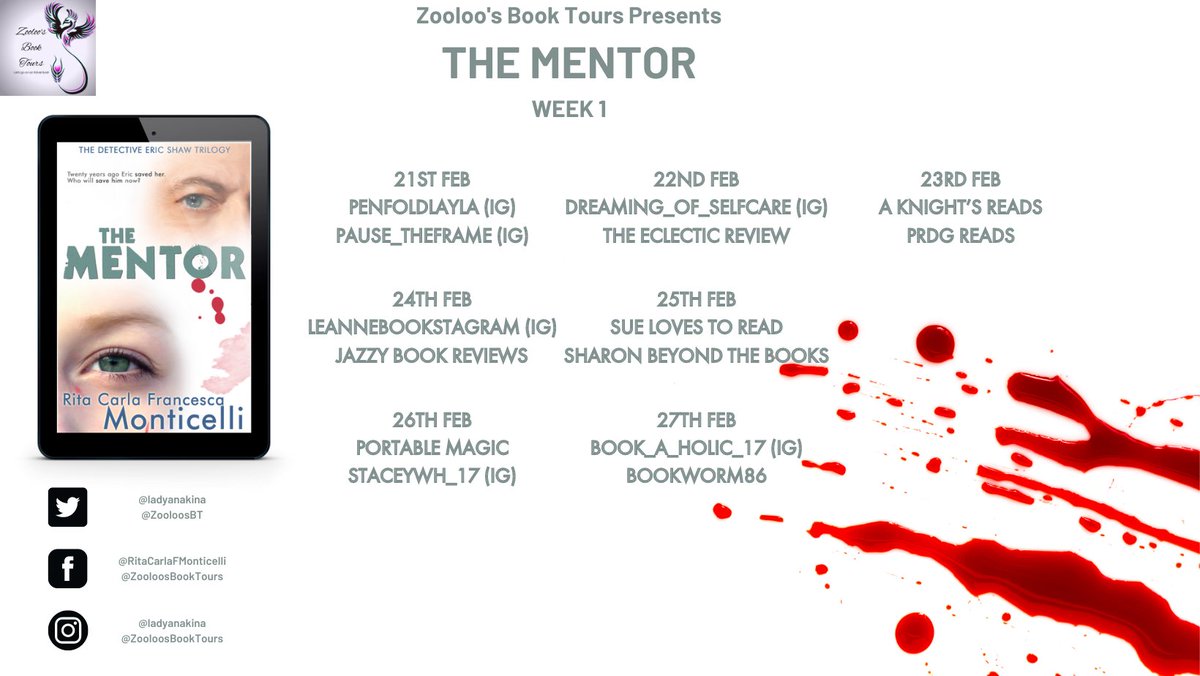 ZooloosBT's tweet photo. HUGE thanks to #pause_theframe for kicking off #TheMentor #booktour
We are back tomorrow with #dreaming_of_selfcare and @eclecticreview - see you then!
@ladyanakina
#ZooloosBookTours https://t.co/owLuqmZoOt