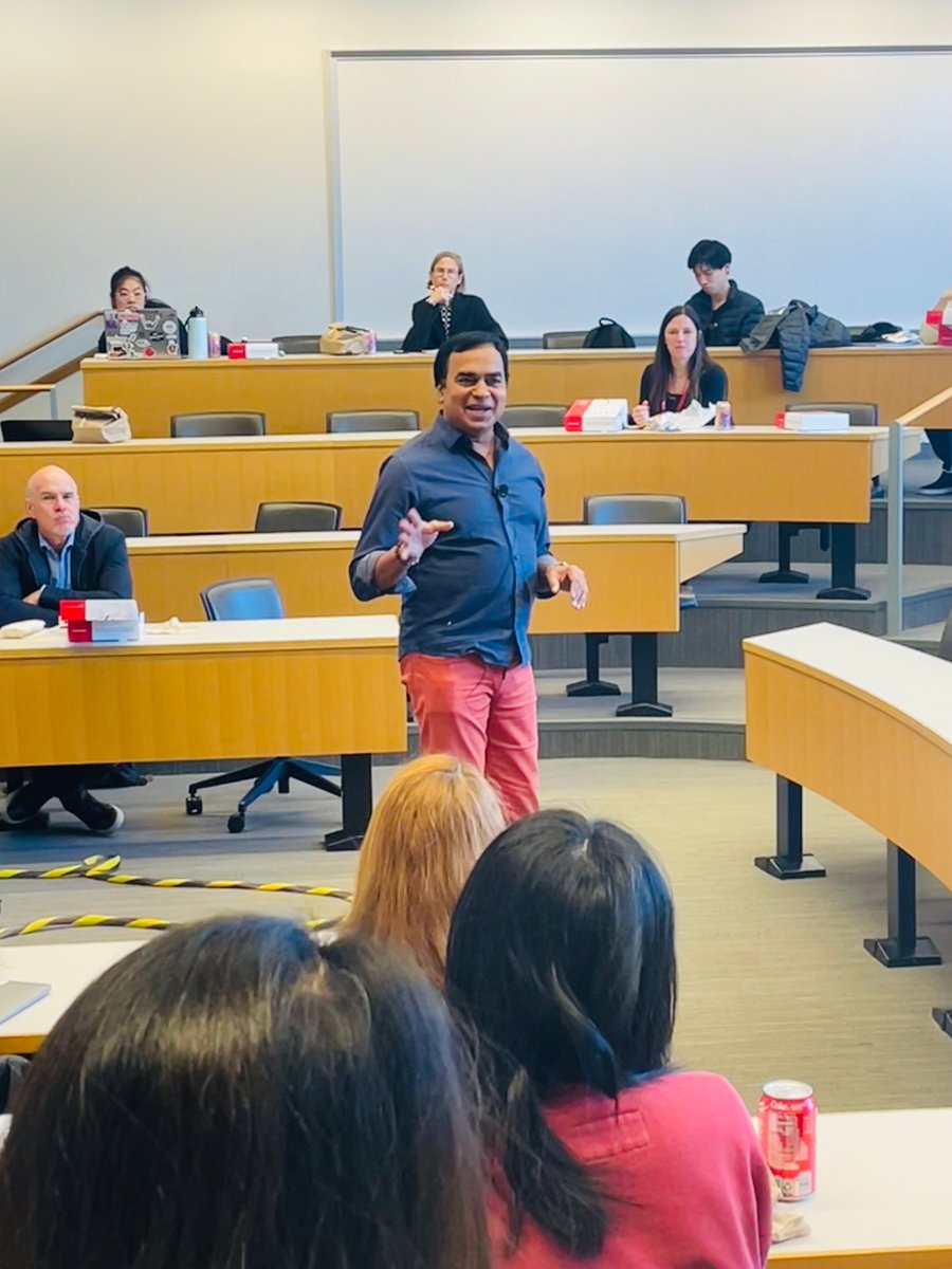whartonbrain's tweet photo. Thank you @GopiKallayil for speaking today at the #WiNSS #BrainBizLunch. It was an insightful & delightfully interactive talk that these students won't soon forget. We know they'll remember their #MEDALS. #IYKYK #WhartonBrain #BrainBiz #Wharton #Intelligence #Mindfullness https://t.co/gQB0tv6Z1N