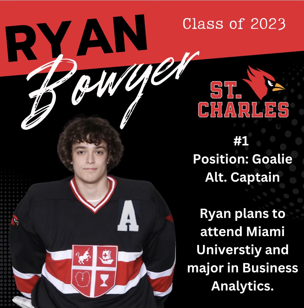 stcharleshockey's tweet photo. End of season honors🏅are rolling in...
CONGRATS to our Seniors selected to play the
2023 @CHC_hockey  Senior All-Star Game💫 
#1 Ryan Bowyer
#11 Pat Moore
#28 Conor Kelly
#66 Jules Samuel
These boys have been leaders! Well deserved. https://t.co/0FGGpJs0HY