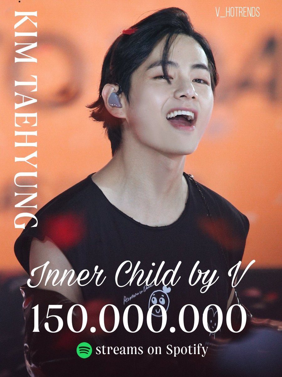 Vante12151149's tweet photo. @koolkidsongs Thank you sir for the most beautiful song 🎵
Inner Child is my favorite solo song by V ( currently over 154,6 Million streams on Spotify and 33,5 Million on YT )
#3YearsWithInnerChild
#이너차일드3주년축하해 https://t.co/j3x73N21aY