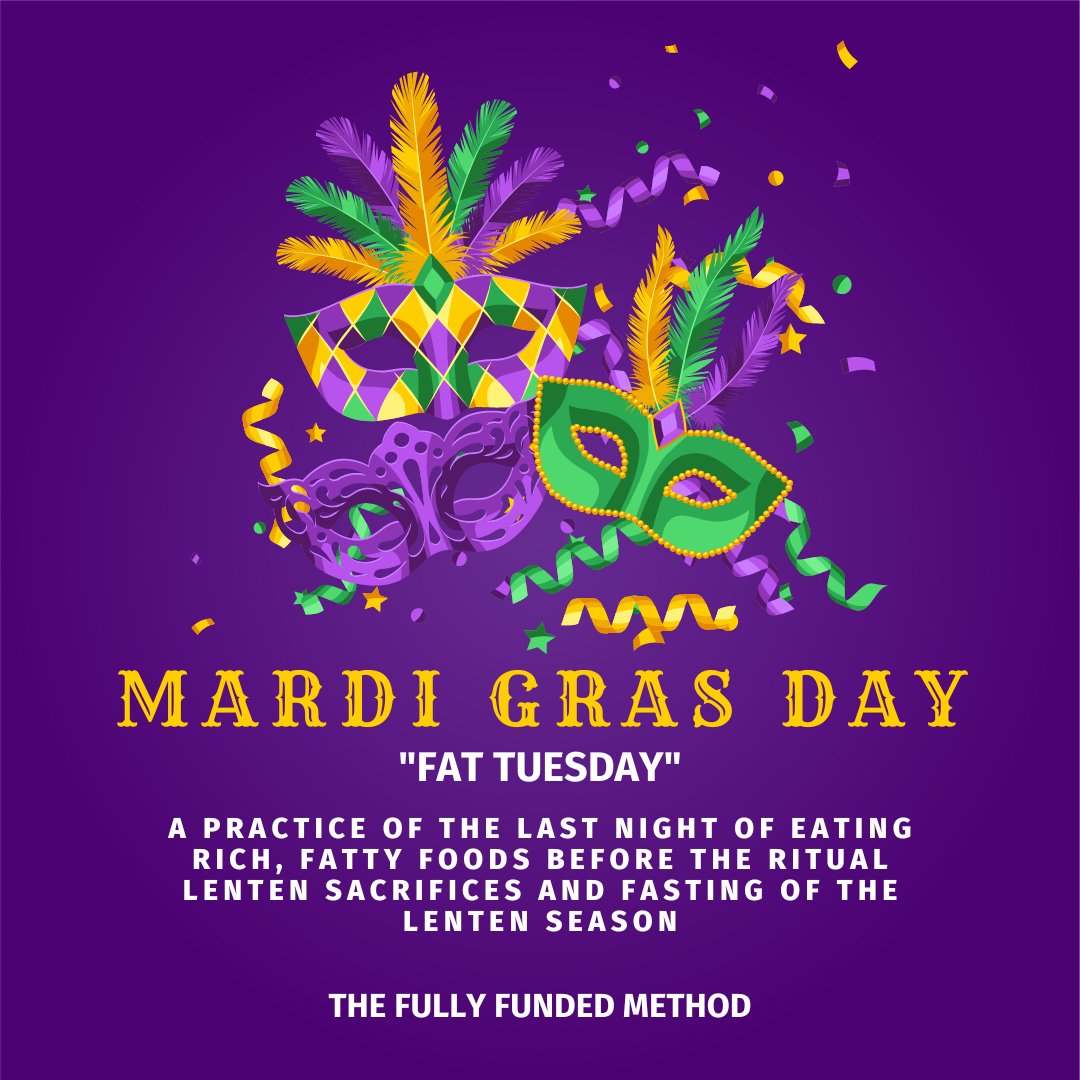 GetFullyFunded's tweet image. Did you know that Mardi Gras is French for &quot;Fat Tuesday&quot;? This rich tradition is based on indulging before the period of Lent.