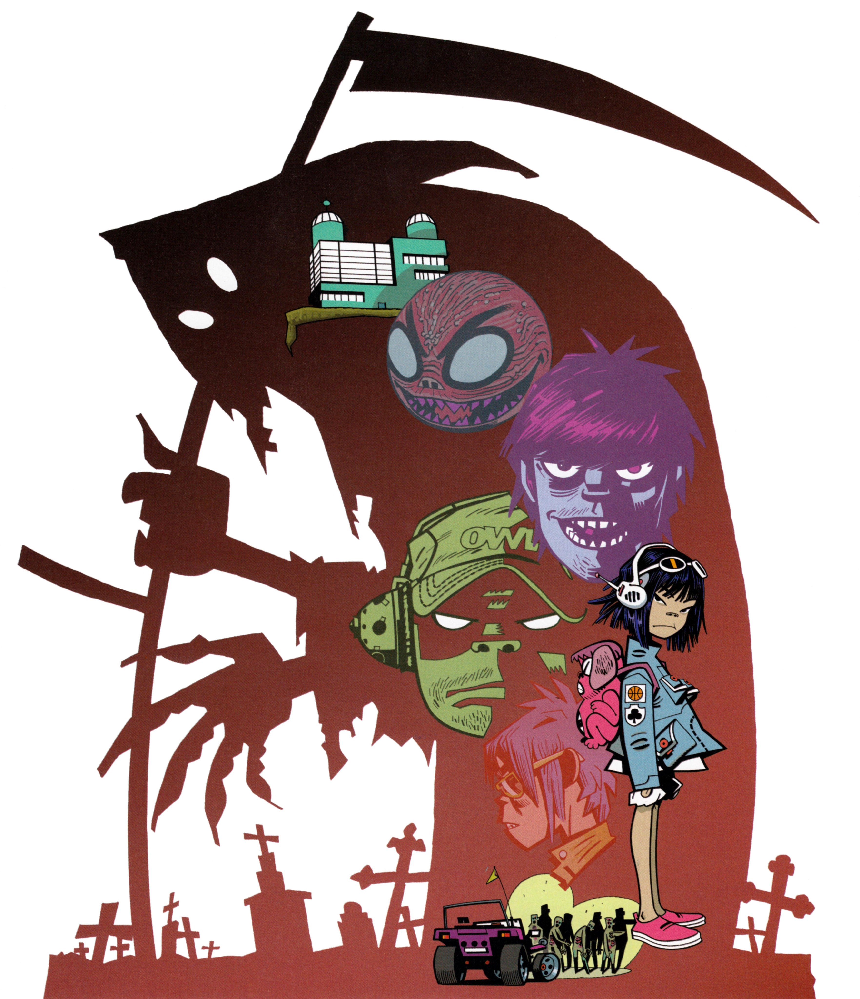 Джейми Хьюлетт Gorillaz арт
