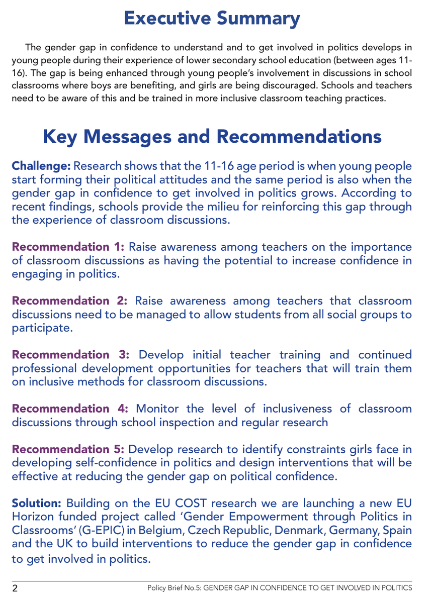 Essential to talk about inclusive Citizenship education as teacher education & practice in the classroom to improve gender equality & intersections as part of @BryonyHoskins @ggalbacete @gender5plus recommendations @COSTprogramme #COSTAction 17114 #YOUNGIN young-in.eu