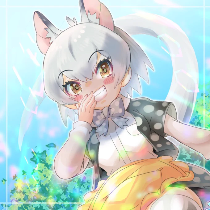 けものオエカキ#けものフレンズ#フクロネコ 