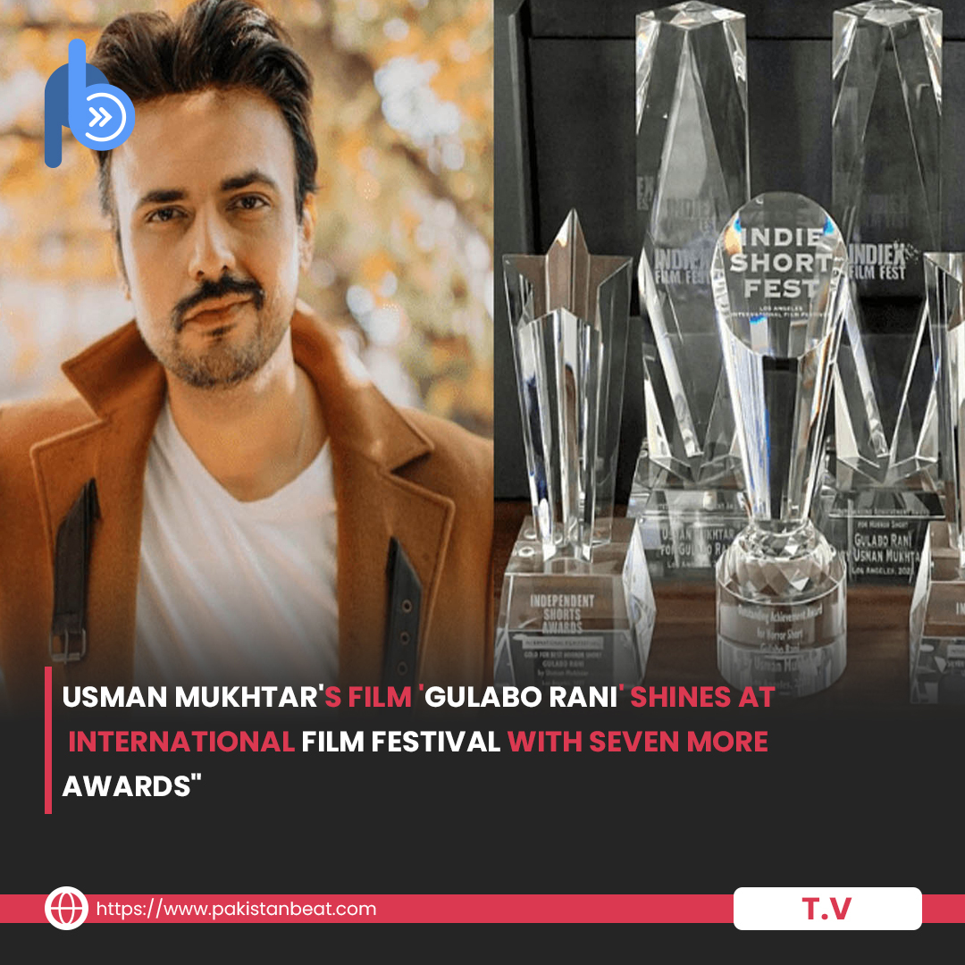 PakistanBeat's tweet photo. In a major achievement for Pakistani cinema, the film “Gulabo Rani” has won seven more awards at an international film festival.

Read More:

https://t.co/z02gpBzj0K

#GulaboRani #UsmanMukhtar #InternationalFilmFestival #AwardWinningFilm #PakistaniFilm #PakistaniCinema https://t.co/QjVOeEXMN6