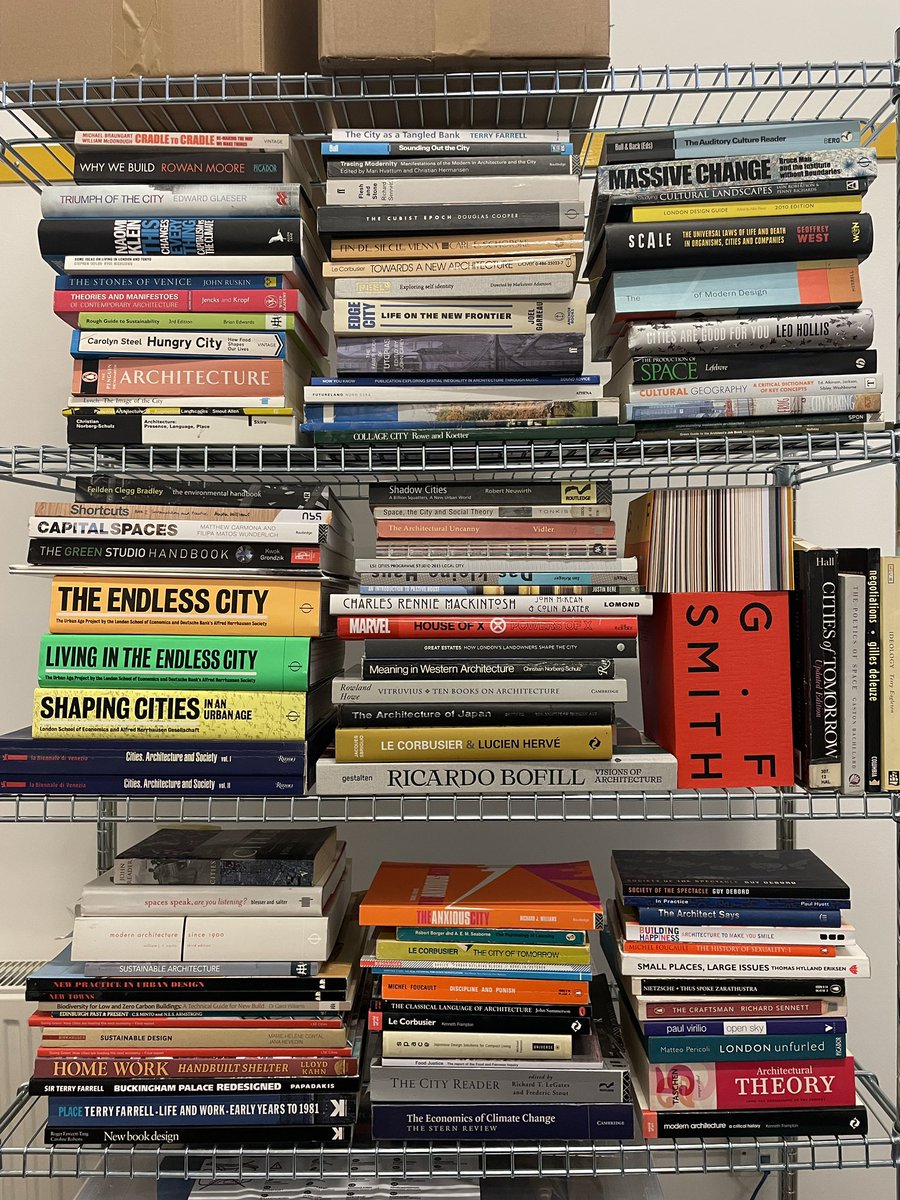 #ARCHITECTS &amp; #PLANNERS of London:

Please share this

I’m trying something new here. 

A public auction of a city maker’s library. All these titles, and potentially a few more. Some hidden gems in there, some extremely valuable.

You have to take them ALL

Read on
