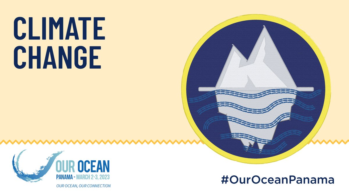 2022 was the hottest year for the ocean: #GreenhouseGasEmissions are making the ocean warmer and more acidic and leading to melting sea ice and #SeaLevelRise. At #OurOceanPanama it'll be time for all nations to work together to prevent the destruction of our ocean. #ClimateChange